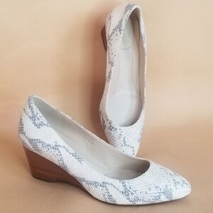 Cole Haan Snakeskin Wedges
